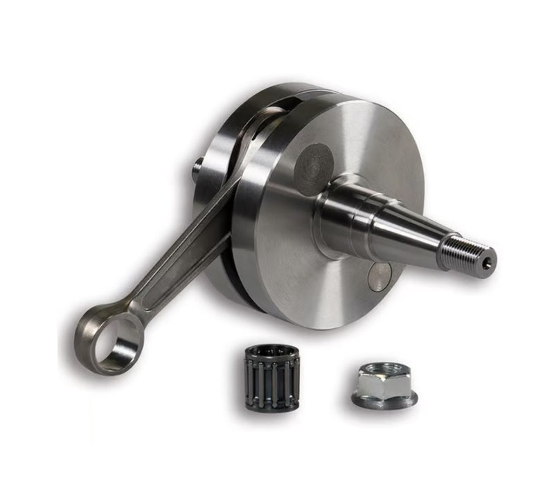 MALOSSI-Kurbelwelle mit Stift ø 15, Stange 105, Hub 51 mm und Kegel ø 20 für Motoren mit Reedventil