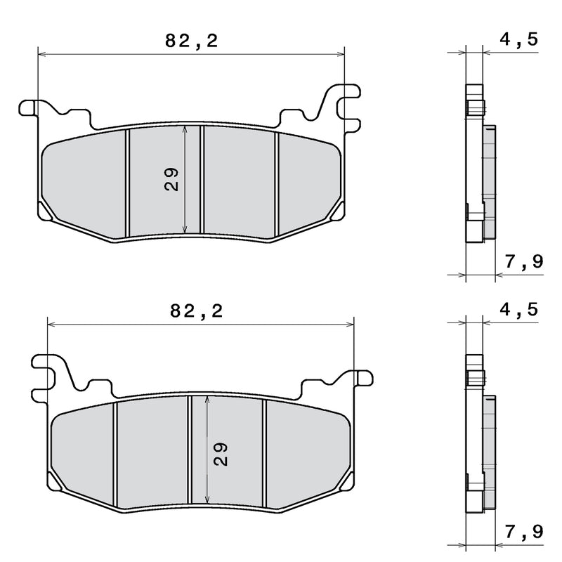 BREMBO Z03 Racing Sintermetall Bremsbeläge - M588Z03