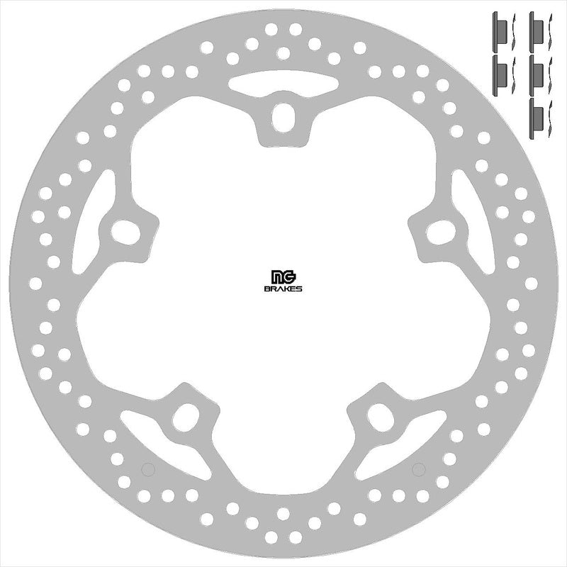 NG BRAKES Bremsscheibe schwimmend