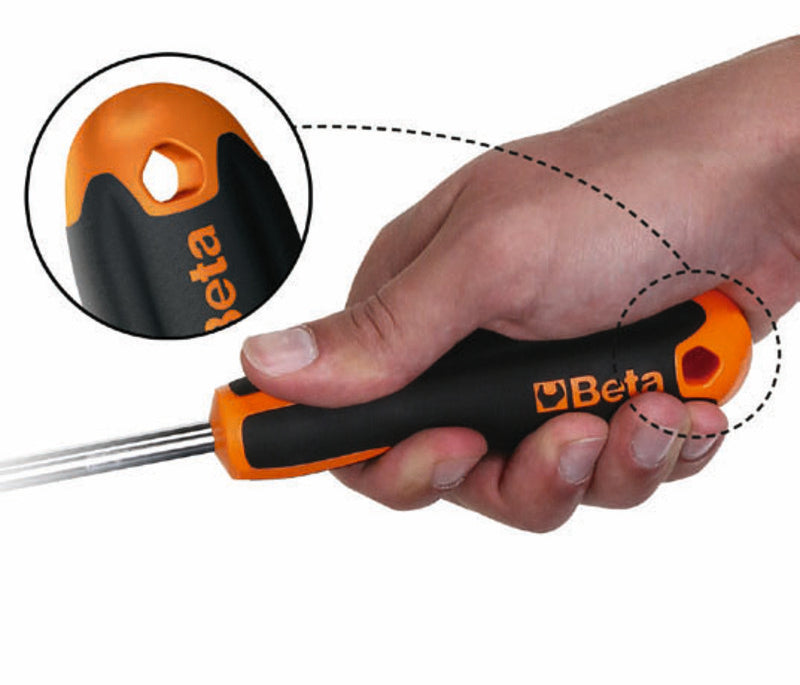 BETA TOOLS Satz mit 8 Schlitz- und Kreuzschlitzschraubendrehern