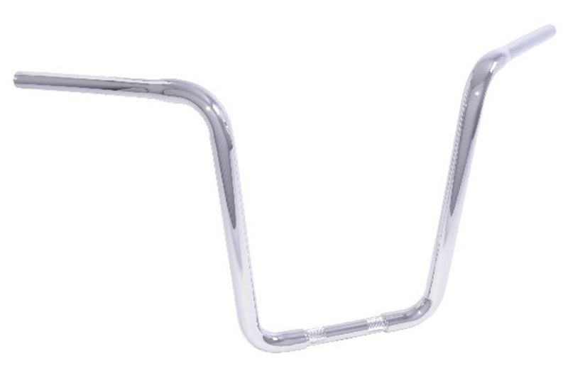 HIGHWAY HAWK Narrow Apehanger 1 Zoll Lenker mit 3 Bohrungen, 860mm breit 430mm hoch, chrom