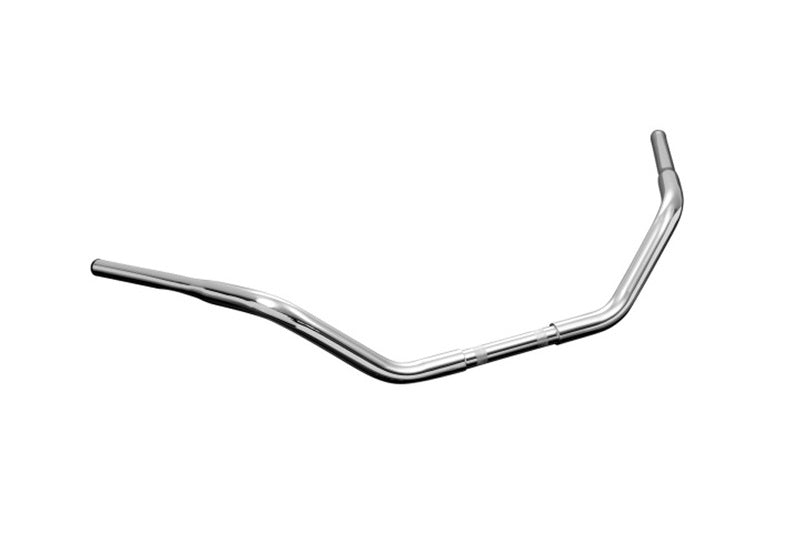 HIGHWAY HAWK Fat Custom 1 Zoll Lenker mit 3 Bohrungen, 900mm breit 140mm hoch, chrom