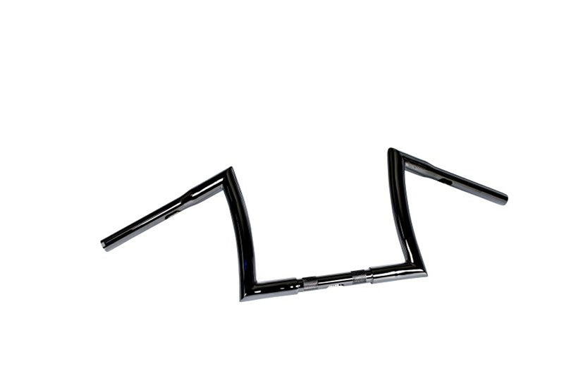 HIGHWAY HAWK Bad Ape 1 Zoll Lenker mit 3 Bohrungen, 800mm breit 220mm hoch, schwarz matt
