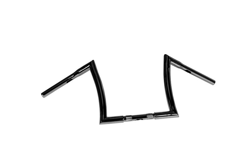 HIGHWAY HAWK Bad Ape 1 Zoll Lenker mit 3 Bohrungen, 800mm breit 260mm hoch, schwarz matt