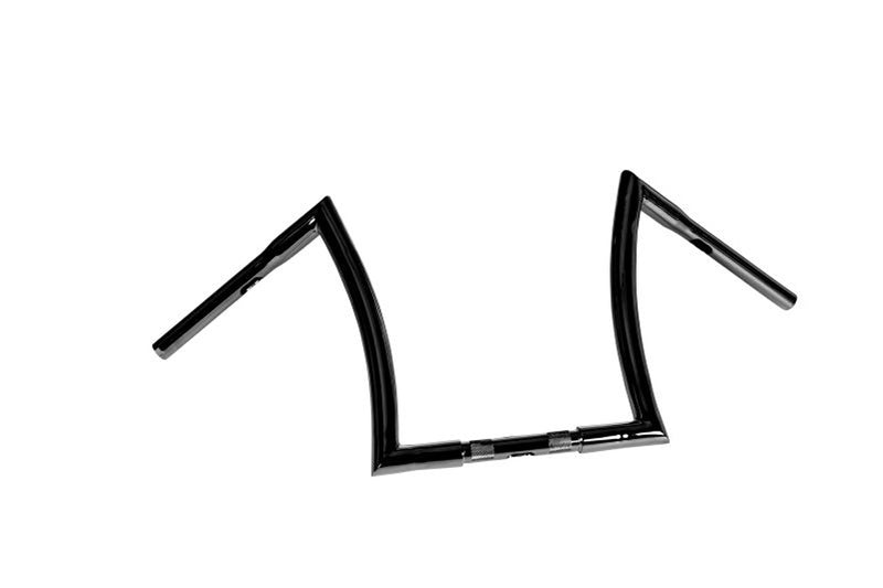 HIGHWAY HAWK Bad Ape 1 Zoll Lenker mit 3 Bohrungen, 800mm breit 360mm hoch, schwarz matt