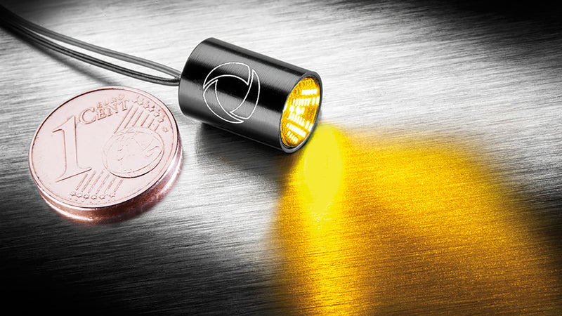 KELLERMANN Atto® Integral LED Mini Blinker, schwarzes Gehäuse / klares Glas