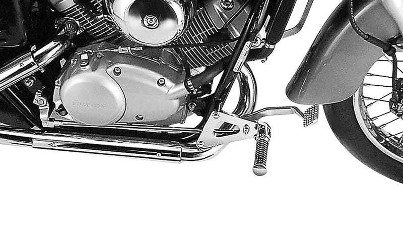 BURCHARD EXCELLENCE vorverlegte Fußrastenanlage mit ABE, +16 cm, Honda VT 125 Shadow, Sundance orig. Hebel, chrom