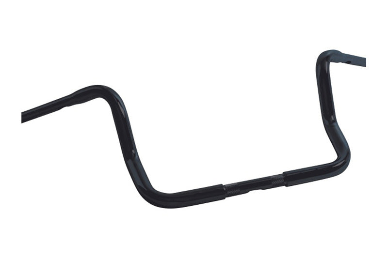 HIGHWAY HAWK Fat Bagger Lenker, 1 Zoll (25.4 mm), mit 3 Bohrungen, schwarz