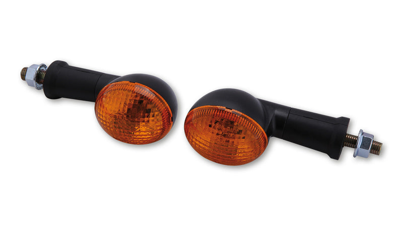 HIGHSIDER smart OVAL Mini-Blinker, schwarz