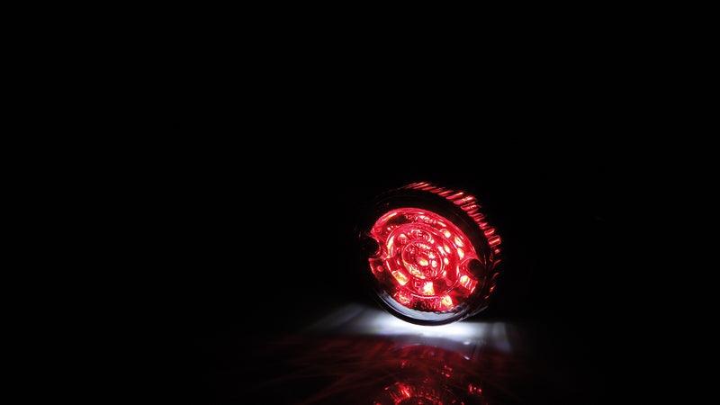 HIGHSIDER smart NOSE LED-Rücklicht, rauchgraue/klare Linse