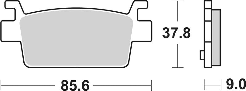 BREMBO Bremsbelage  07121 Karbon Ceramik