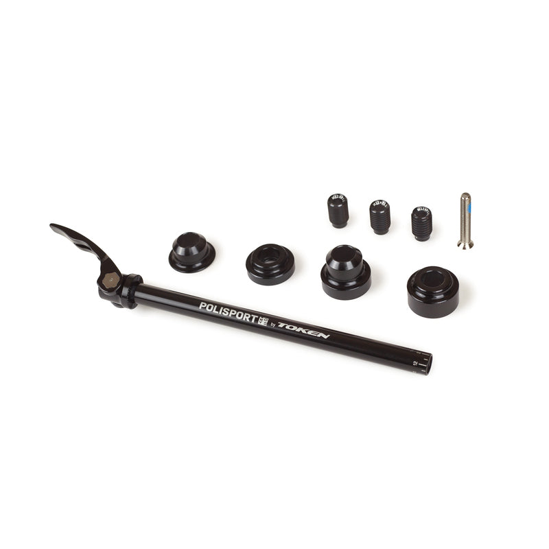 POLISPORT Universelle Steckachse für Fahrradanhänger – 12 mm