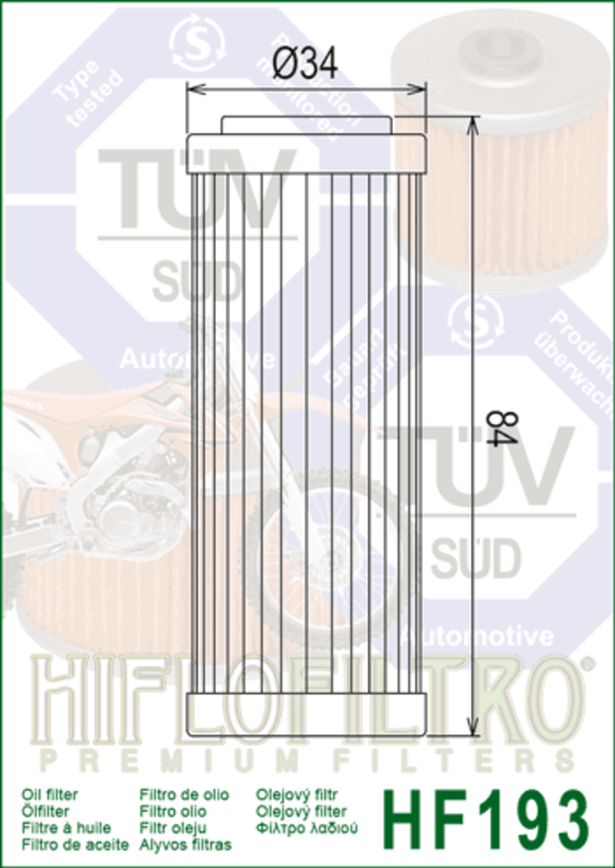 HIFLOFILTRO Ölfilter - HF193