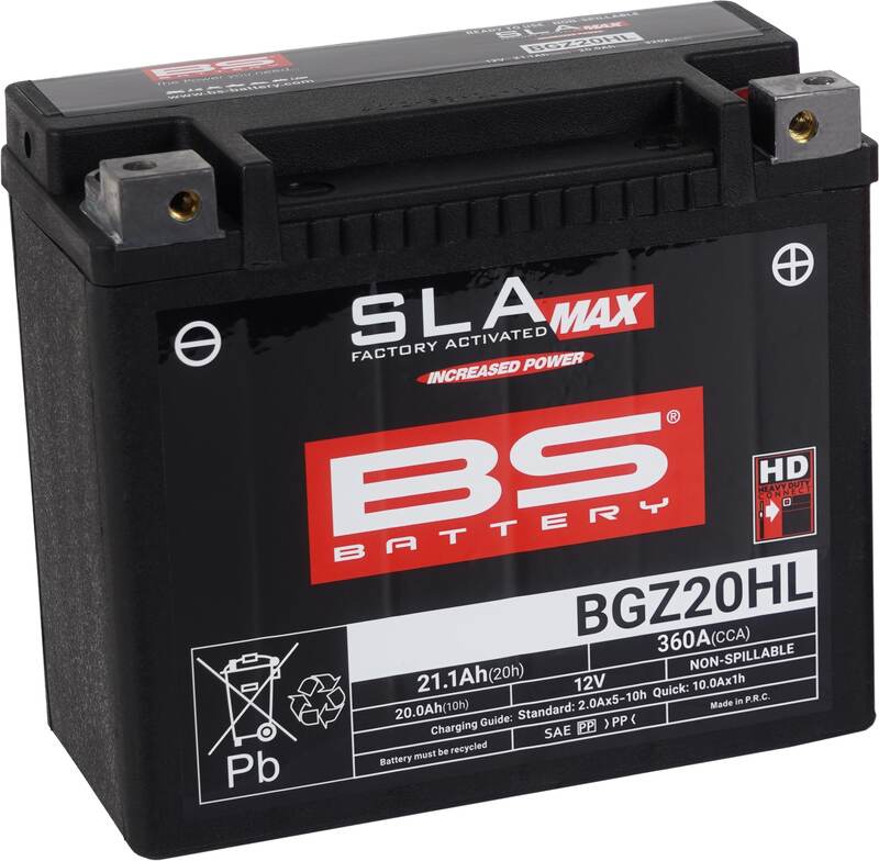 BATTERY SLA Wartungsfreie Batterie Werkseitig aktiviert - BGZ20HL