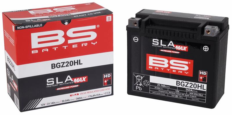 BATTERY SLA Wartungsfreie Batterie Werkseitig aktiviert - BGZ20HL