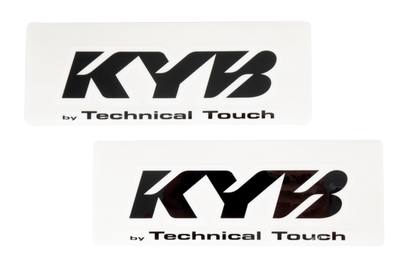 KYB Gabel-Aufkleber Set Schwarz - Technical Touch