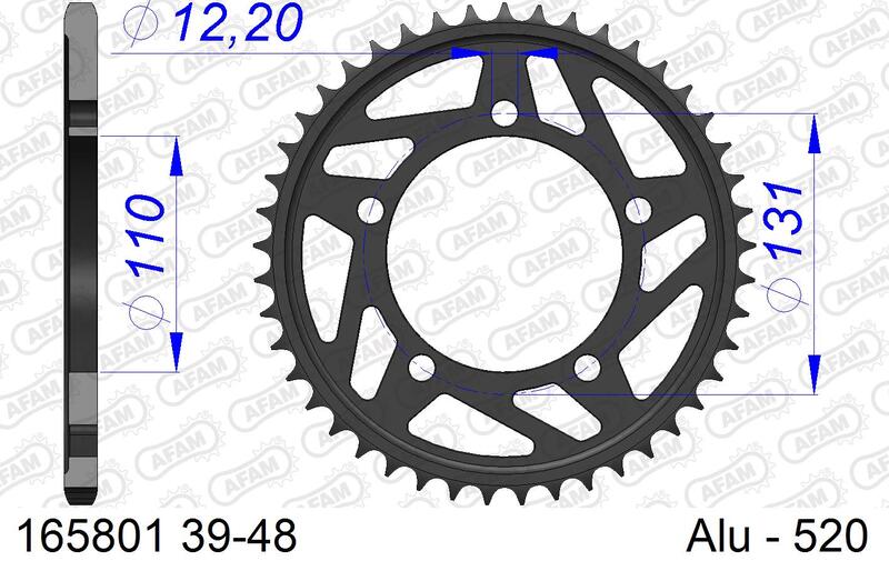 AFAM Alu Standard-Kettenrad – 520