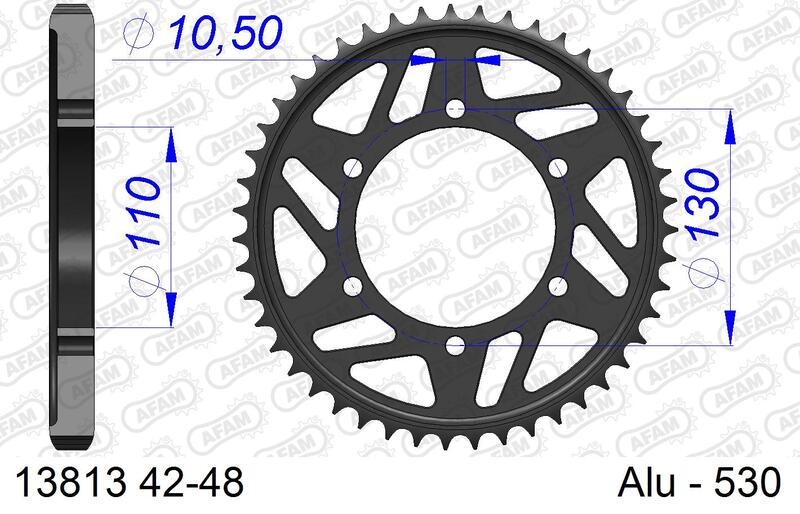 AFAM Alu Standard-Kettenrad – 530