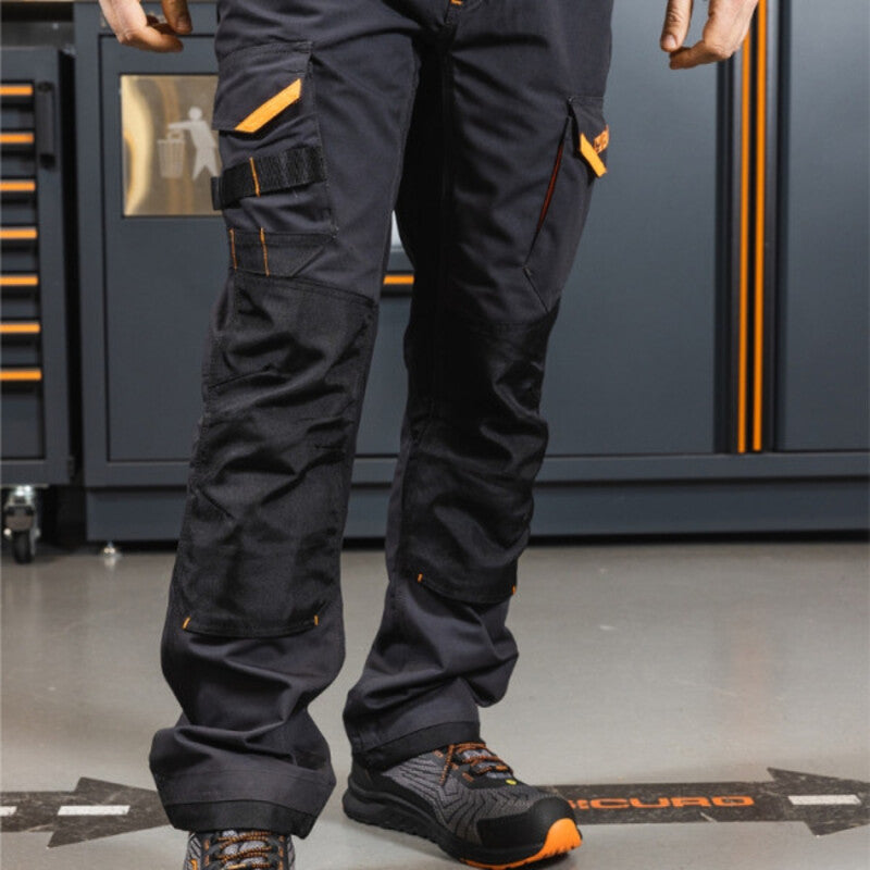 BETA 7818G Arbeitshose mit mehreren Taschen aus Stretchgewebe – Grau