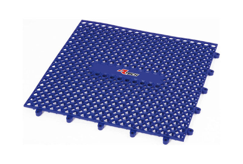 RACETECH Modulare Gummimatte - 9-teilig, 1 m²
