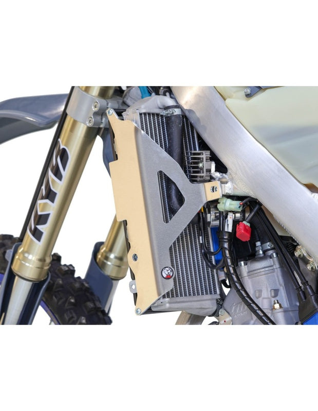 AXP Hard Enduro Kühlerschutz - HDPE 8 mm - Schwarz