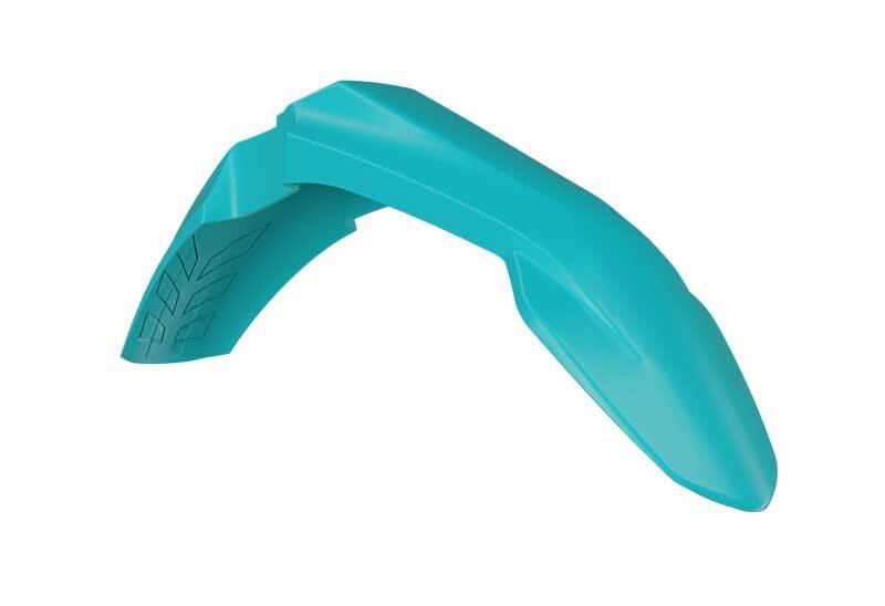 RACETECH Kotflügel vorne belüftet - Aqua Grün