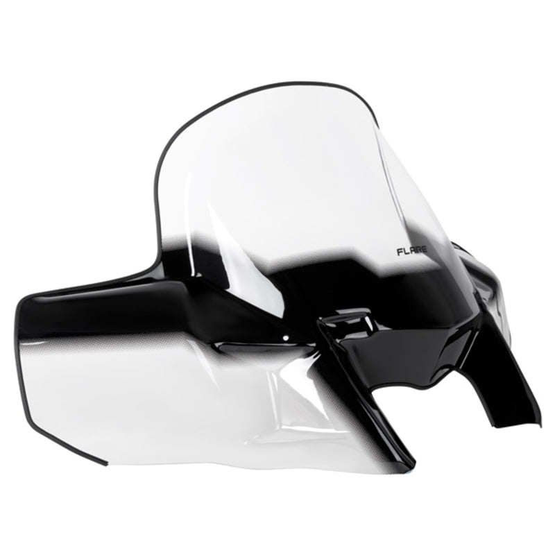 KIMPEX feste Windschutzscheibe GEN 3, klar/schwarz für Yamaha-Modelle