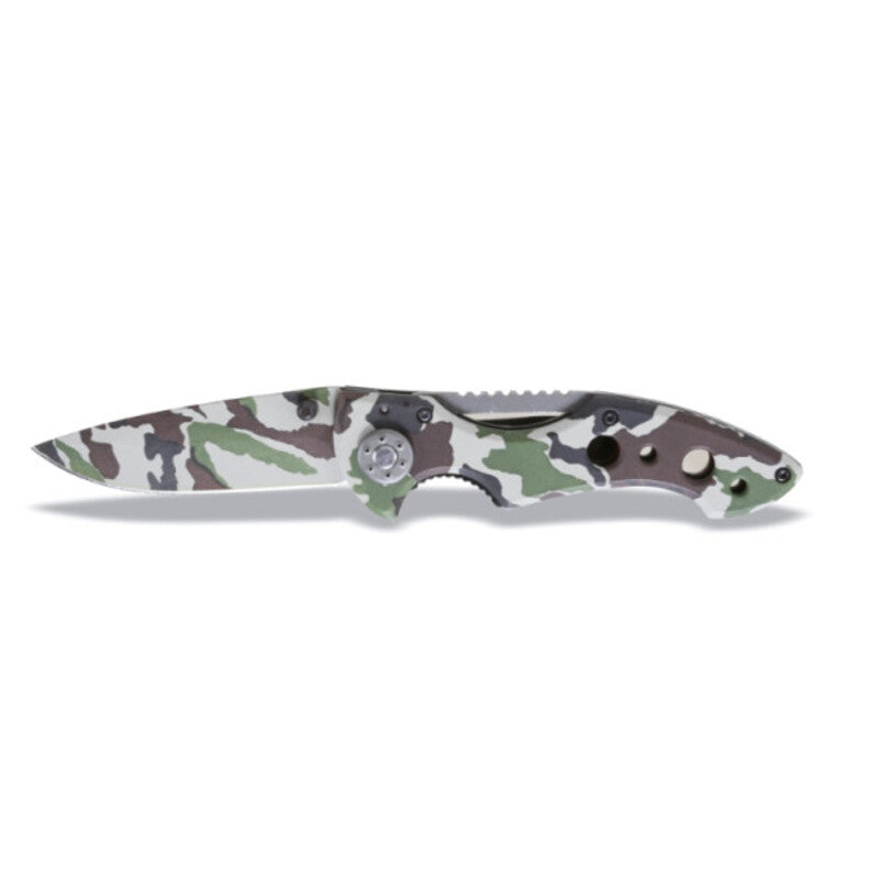 BETA Camouflage-Klappmesser mit gehärteter Stahlklinge