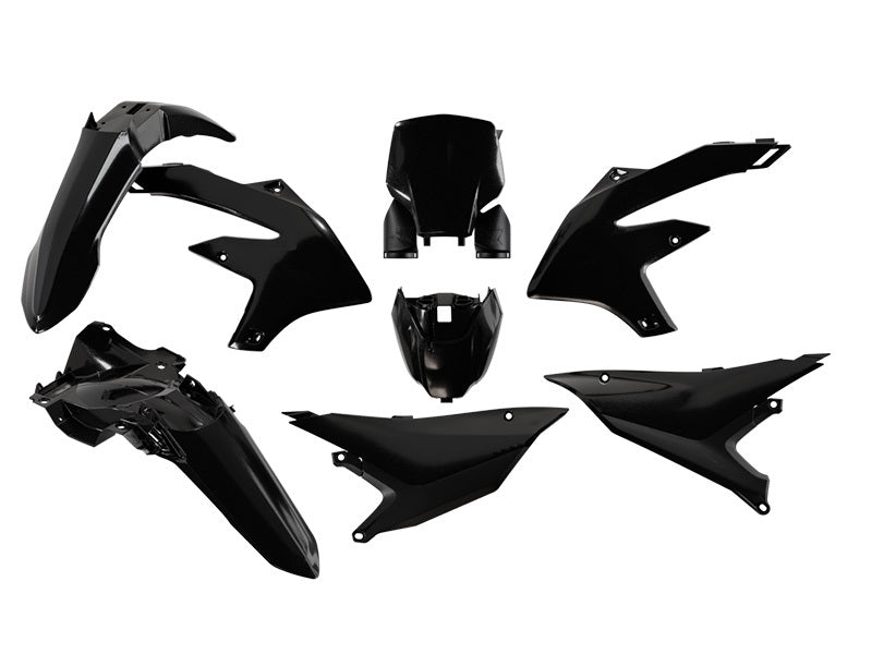 RACETECH 6-teiliges Kunststoff-Kit - schwarz