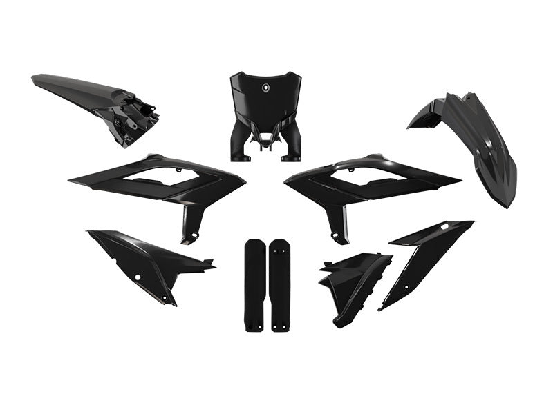 RACETECH 6-teiliges Kunststoff-Kit - schwarz