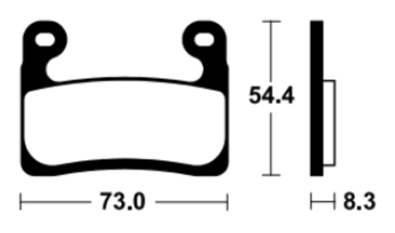 TECNIUM Racing Sintermetall Bremsbeläge - MTR460