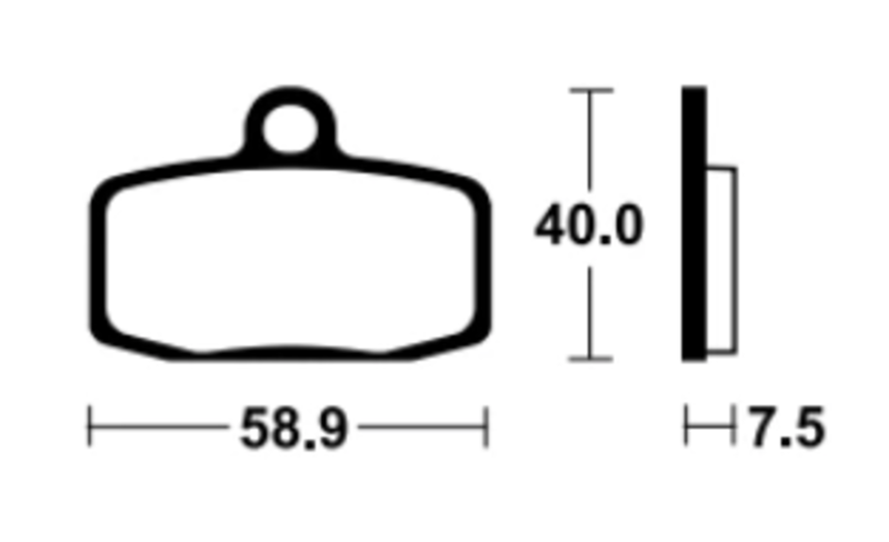 TECNIUM Racing Sintermetall Bremsbeläge - MTR385