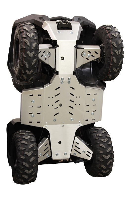 IRON BALTIC Kompletter Unterfahrschutz-Satz - Yamaha Grizzly 700 - Aluminium