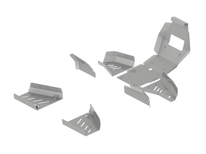 IRON BALTIC Kompletter Unterfahrschutz-Satz - Yamaha Wolverine 700 - Aluminium