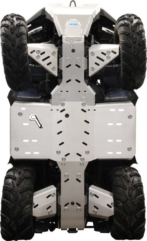 IRON BALTIC Kompletter Unterfahrschutz-Satz - Kawasaki 450 Brute Force - Aluminium