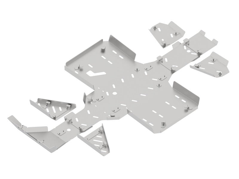 IRON BALTIC Kompletter Unterfahrschutz-Satz - Kawasaki 450 Brute Force - Aluminium