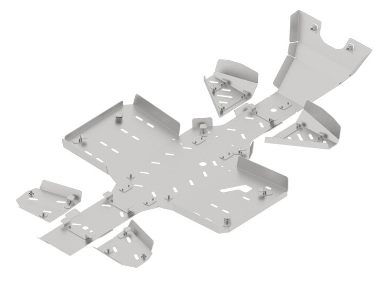 IRON BALTIC Kompletter Unterfahrschutz-Satz - Kawasaki 450 Brute Force - Aluminium