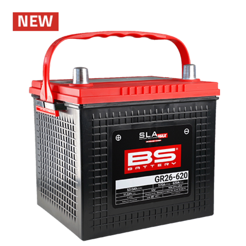 BS BATTERY SLA Max Wartungsfreie Batterie Werkseitig aktiviert - GR26-620