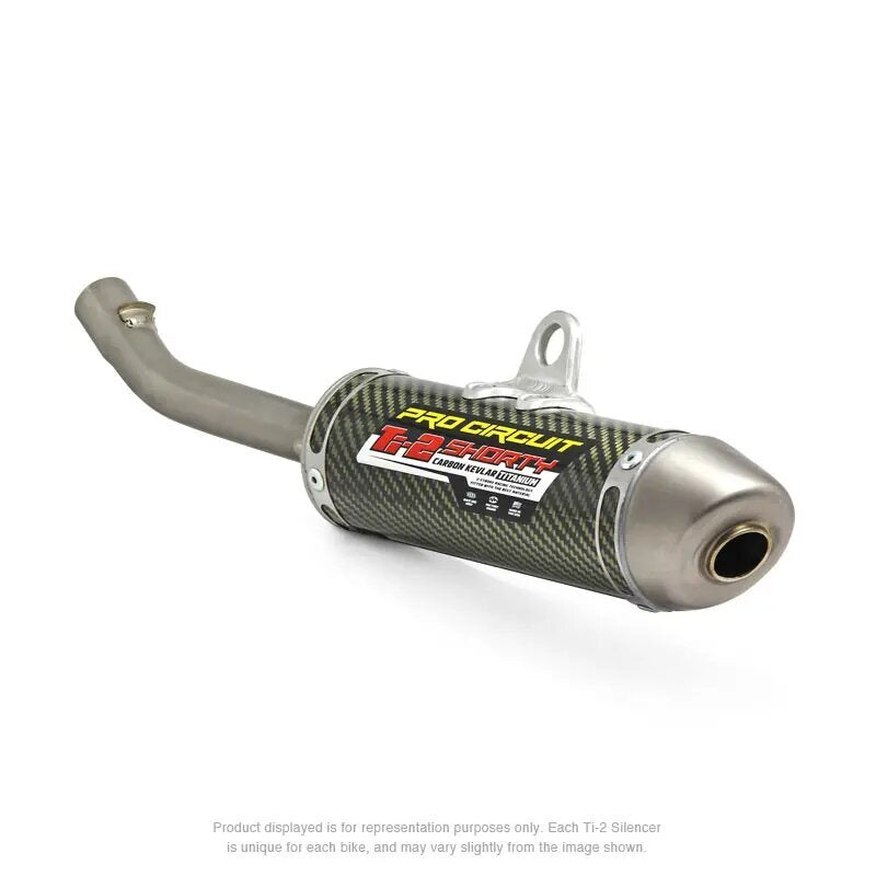 PRO CIRCUIT Schalldämpfer Ti-2 Shorty Titan/Kevlar - Kawasaki KX327