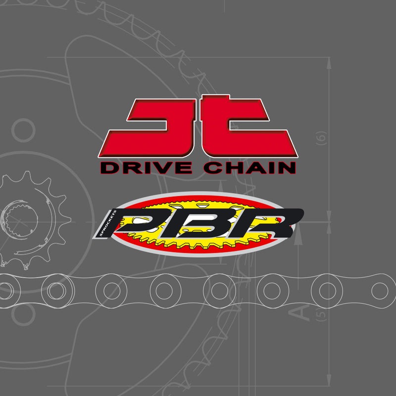 JT/PBR Chain Kit 530Z3 15/43 Super-Reinforced - Standard Rear Sprocket