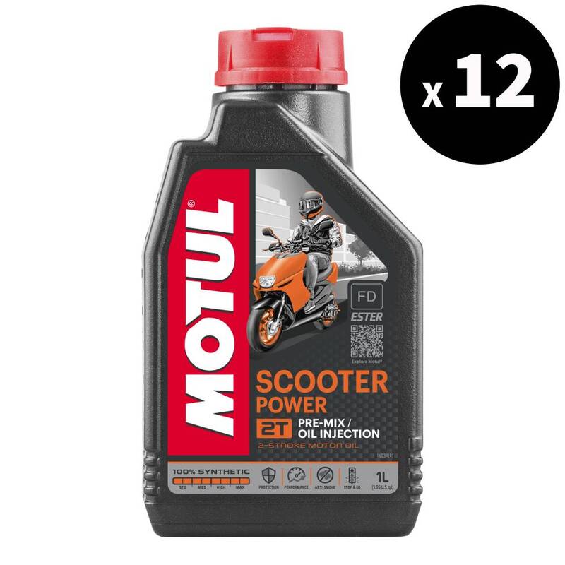 MOTUL Scooter Power 2T Motoröl - 1L x12