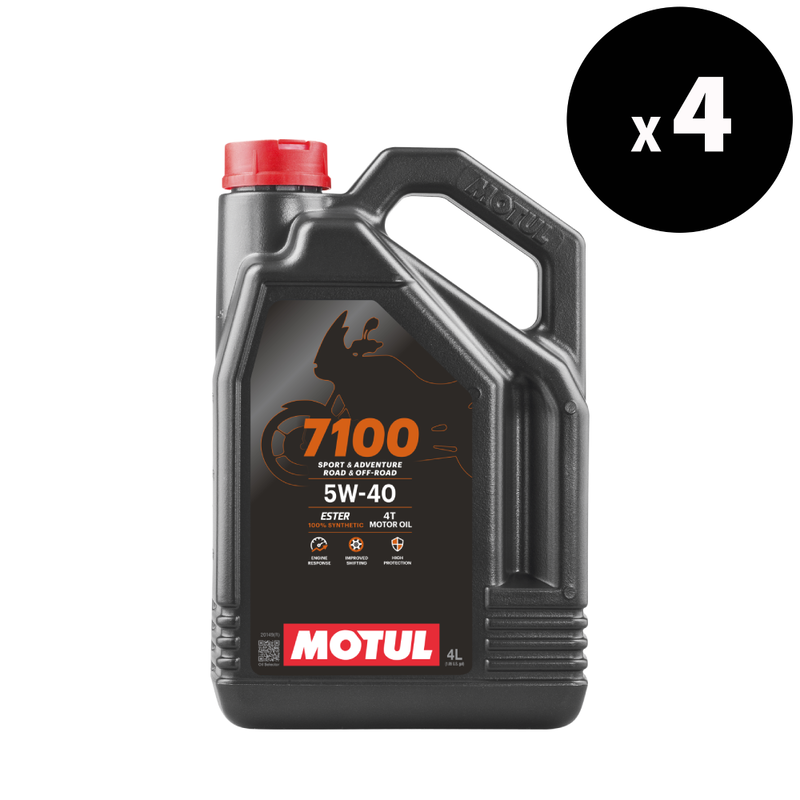 MOTUL 7100 4T Motor Oil - 5W40 4L x4