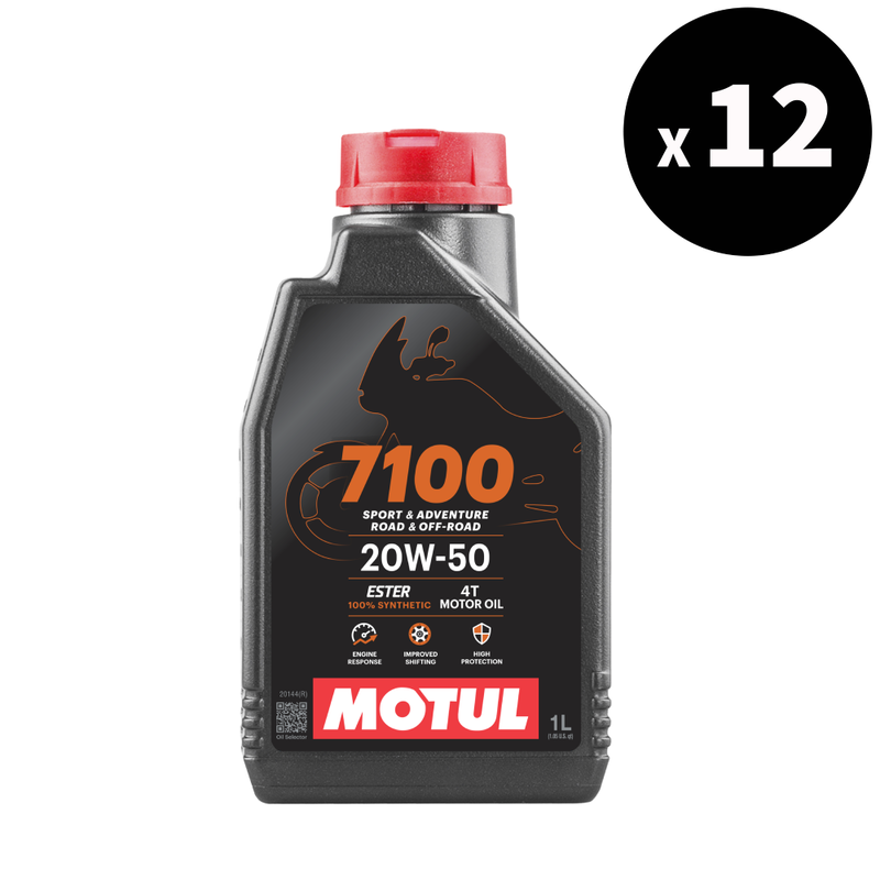 MOTUL 7100 4T Motor Oil - 20W50 1L x12