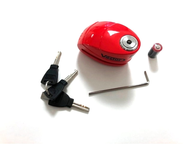 VECTOR Alarm Bremsscheibenschloss SRA - Red 30 Stck.