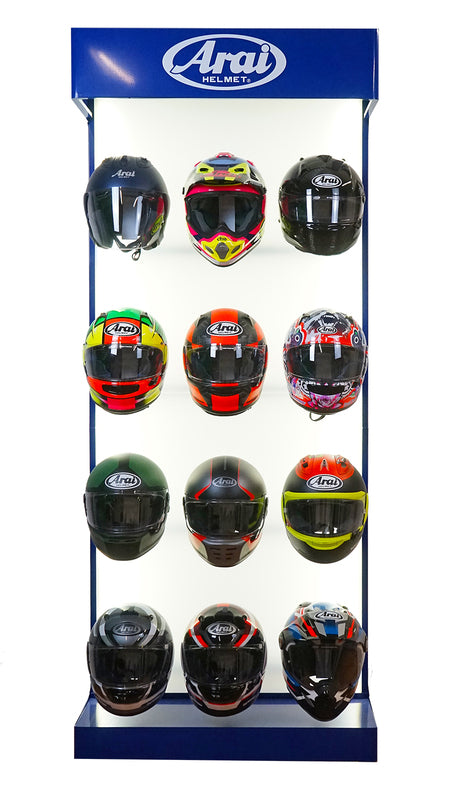 ARAI Helm Display für 12 Helme