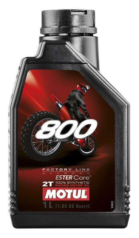 MOTUL 800 Factory Line Off-Road Racing 2T Motoröl - 12x1L