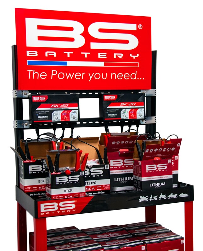 BS BATTERY Ladestation - Display + Montageteile - Ladegerät nicht enthalten