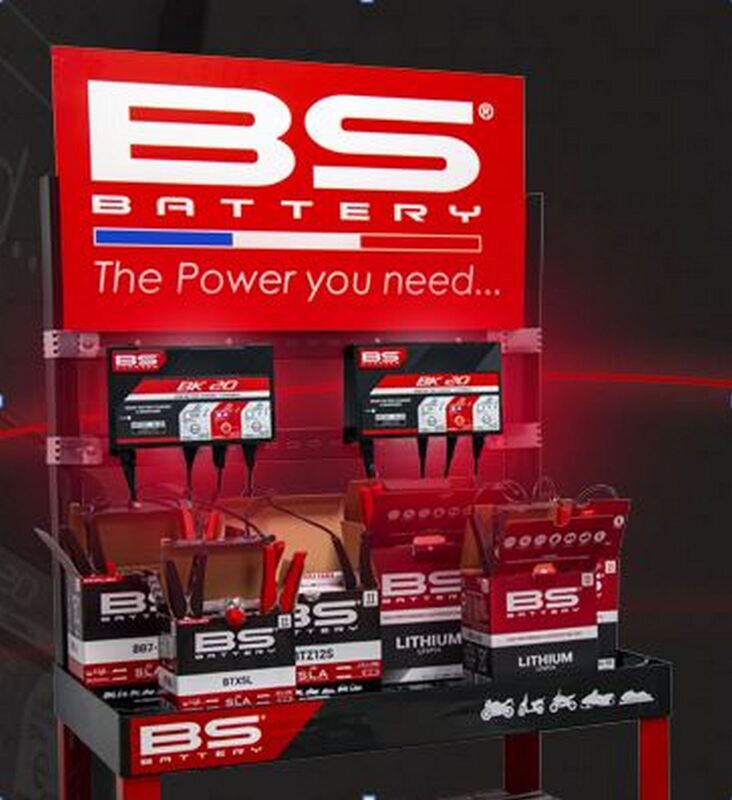 BS BATTERY Ladestation - Display + Montageteile - Ladegerät nicht enthalten