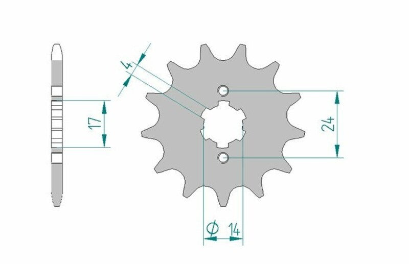 AFAM Kettenkit A420M 11/53 - Standard Kettenrad Type 41100