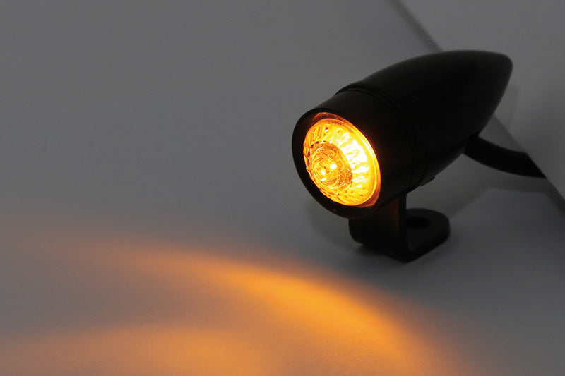 HIGHSIDER LED-Blinker MONO-BULLET SHORT, schwarz